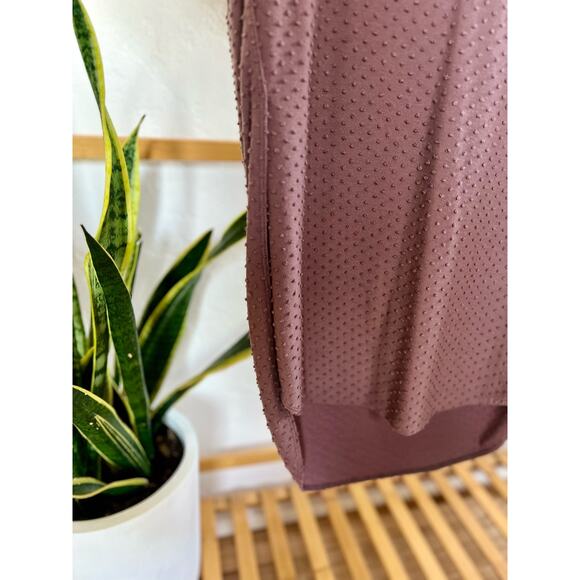 Aritzia Wilfred Purple Textured Swiss Dot Long Tee - Picture 6 of 7